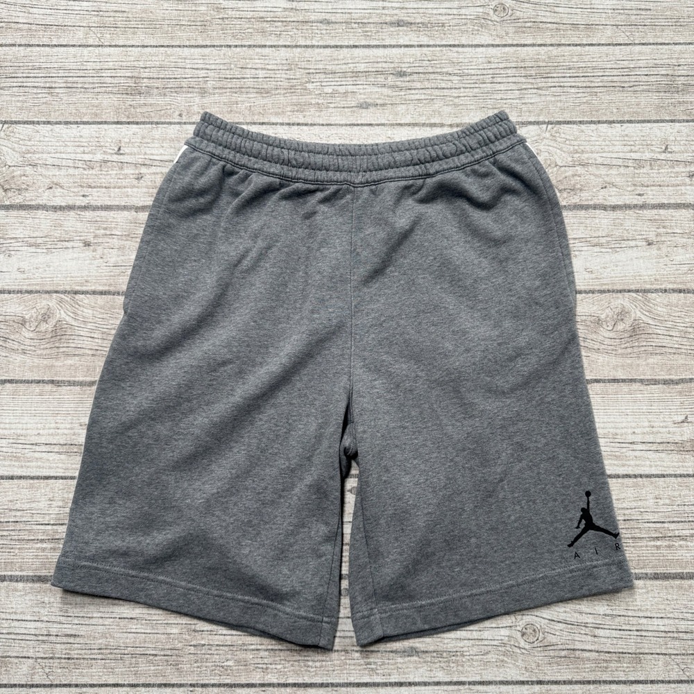 Air Jordan Shorts Men's Medium Gray Jumpman Basketball Activewear Training Gym